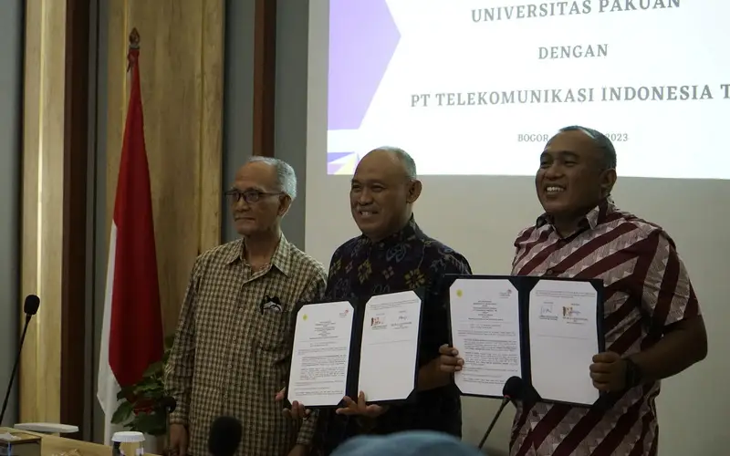 Kembangkan Potensi dan Wawasan Mahasiswa, Unpak dan PT Telkom Indonesia Resmi Bekerjasama