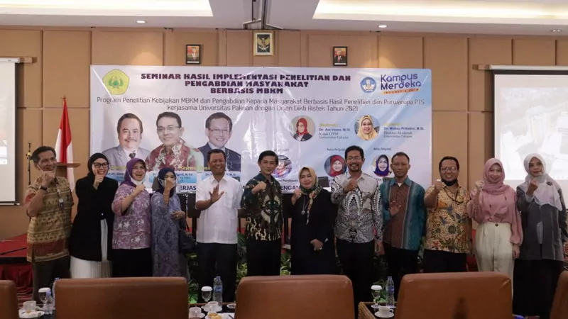 Seminar Hasil Implementasi Berbasis MBKM LPPM Universitas Pakuan Bersama Ditjen Dikti Riset
